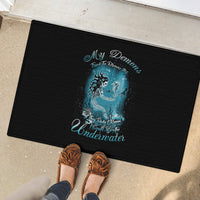 My Demons Tried To Drown Me Mermaid Rubber Doormat - Wonder Print Shop