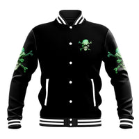 When I Was Born Mad Skull Baseball Jacket - Wonder Print Shop