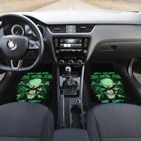 When I Was Born Mad Skull Car Mats - Wonder Print Shop