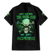 When I Was Born Mad Skull Family Matching Mermaid Dress and Hawaiian Shirt - Wonder Print Shop