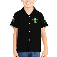When I Was Born Mad Skull Kid Hawaiian Shirt - Wonder Print Shop