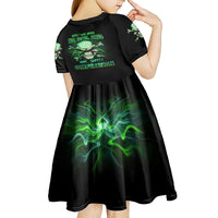When I Was Born Mad Skull Kid Short Sleeve Dress - Wonder Print Shop