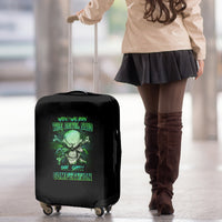 When I Was Born Mad Skull Luggage Cover - Wonder Print Shop