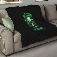 When I Was Born Mad Skull Quilt - Wonder Print Shop