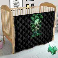 When I Was Born Mad Skull Quilt - Wonder Print Shop