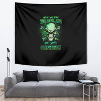 When I Was Born Mad Skull Tapestry - Wonder Print Shop