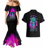 This Is My Life Not Yours Couples Matching Mermaid Dress and Hawaiian Shirt - Wonder Print Shop