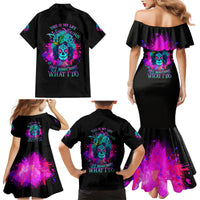 This Is My Life Not Yours Family Matching Mermaid Dress and Hawaiian Shirt - Wonder Print Shop