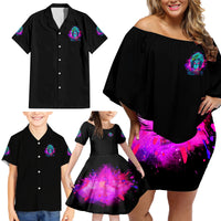 This Is My Life Not Yours Family Matching Off Shoulder Short Dress and Hawaiian Shirt - Wonder Print Shop