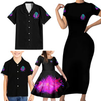 This Is My Life Not Yours Family Matching Short Sleeve Bodycon Dress and Hawaiian Shirt - Wonder Print Shop