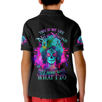 This Is My Life Not Yours Kid Polo Shirt - Wonder Print Shop