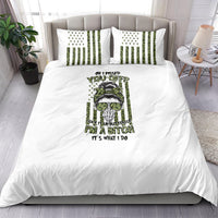 Oh I Pissed You Off Messy Bun Bedding Set - Wonder Print Shop