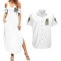 Oh I Pissed You Off Messy Bun Couples Matching Summer Maxi Dress and Hawaiian Shirt - Wonder Print Shop