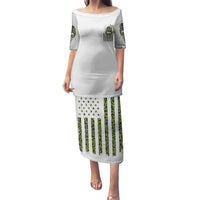 Oh I Pissed You Off Messy Bun Family Matching Puletasi Dress and Hawaiian Shirt - Wonder Print Shop