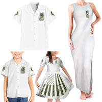 Oh I Pissed You Off Messy Bun Family Matching Tank Maxi Dress and Hawaiian Shirt - Wonder Print Shop