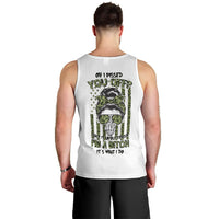 Oh I Pissed You Off Messy Bun Men Tank Top - Wonder Print Shop
