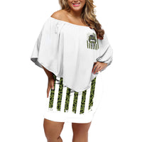 Oh I Pissed You Off Messy Bun Off Shoulder Short Dress - Wonder Print Shop