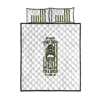 Oh I Pissed You Off Messy Bun Quilt Bed Set - Wonder Print Shop