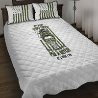 Oh I Pissed You Off Messy Bun Quilt Bed Set - Wonder Print Shop