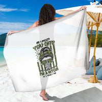 Oh I Pissed You Off Messy Bun Sarong - Wonder Print Shop