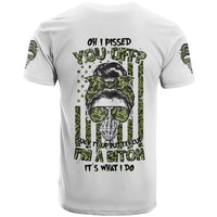 Oh I Pissed You Off Messy Bun T Shirt - Wonder Print Shop