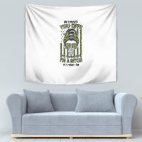 Oh I Pissed You Off Messy Bun Tapestry - Wonder Print Shop