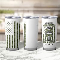 Oh I Pissed You Off Messy Bun Tumbler Cup - Wonder Print Shop