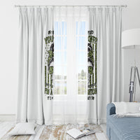 Oh I Pissed You Off Messy Bun Window Curtain - Wonder Print Shop