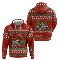 Miniature Schnauzer Family Snow Christmas Hoodie Xmas Holiday Patterns - Wonder Print Shop