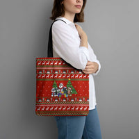 Miniature Schnauzer Family Snow Christmas Tote Bag Xmas Holiday Patterns - Wonder Print Shop
