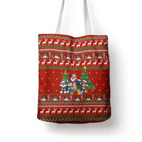 Miniature Schnauzer Family Snow Christmas Tote Bag Xmas Holiday Patterns - Wonder Print Shop