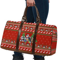 Miniature Schnauzer Family Snow Christmas Travel Bag Xmas Holiday Patterns - Wonder Print Shop