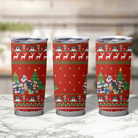 Miniature Schnauzer Family Snow Christmas Tumbler Cup Xmas Holiday Patterns - Wonder Print Shop