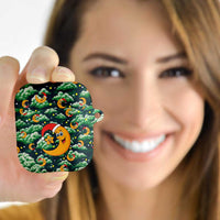 Christmas Moon and Star AirPods Case Xmas Holiday Patterns - Wonder Print Shop