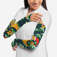 Christmas Moon and Star Arm Sleeves Xmas Holiday Patterns - Wonder Print Shop