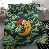 Christmas Moon and Star Bedding Set Xmas Holiday Patterns - Wonder Print Shop