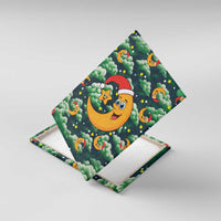 Christmas Moon and Star Canvas Wall Art Xmas Holiday Patterns - Wonder Print Shop