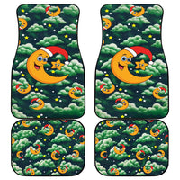 Christmas Moon and Star Car Mats Xmas Holiday Patterns - Wonder Print Shop
