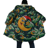 Christmas Moon and Star Cloak Xmas Holiday Patterns - Wonder Print Shop