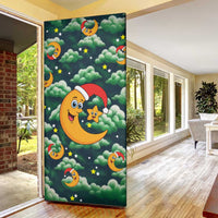 Christmas Moon and Star Door Cover Xmas Holiday Patterns - Wonder Print Shop