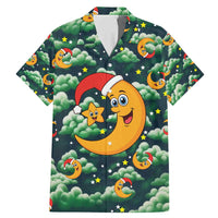 Christmas Moon and Star Family Matching Mermaid Dress and Hawaiian Shirt Xmas Holiday Patterns - Wonder Print Shop