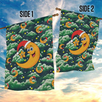 Christmas Moon and Star Garden Flag Xmas Holiday Patterns - Wonder Print Shop