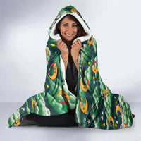 Christmas Moon and Star Hooded Blanket Xmas Holiday Patterns - Wonder Print Shop