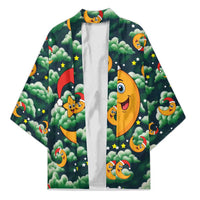 Christmas Moon and Star Kimono Xmas Holiday Patterns - Wonder Print Shop