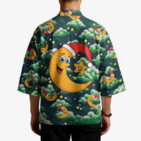 Christmas Moon and Star Kimono Xmas Holiday Patterns - Wonder Print Shop