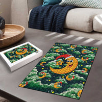 Christmas Moon and Star Puzzle Xmas Holiday Patterns - Wonder Print Shop