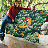 Christmas Moon and Star Quilt Xmas Holiday Patterns - Wonder Print Shop