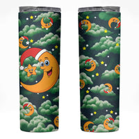 Christmas Moon and Star Skinny Tumbler Xmas Holiday Patterns - Wonder Print Shop