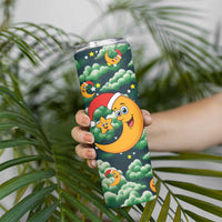 Christmas Moon and Star Skinny Tumbler Xmas Holiday Patterns - Wonder Print Shop