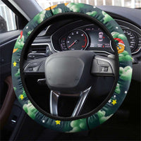 Christmas Moon and Star Steering Wheel Cover Xmas Holiday Patterns - Wonder Print Shop